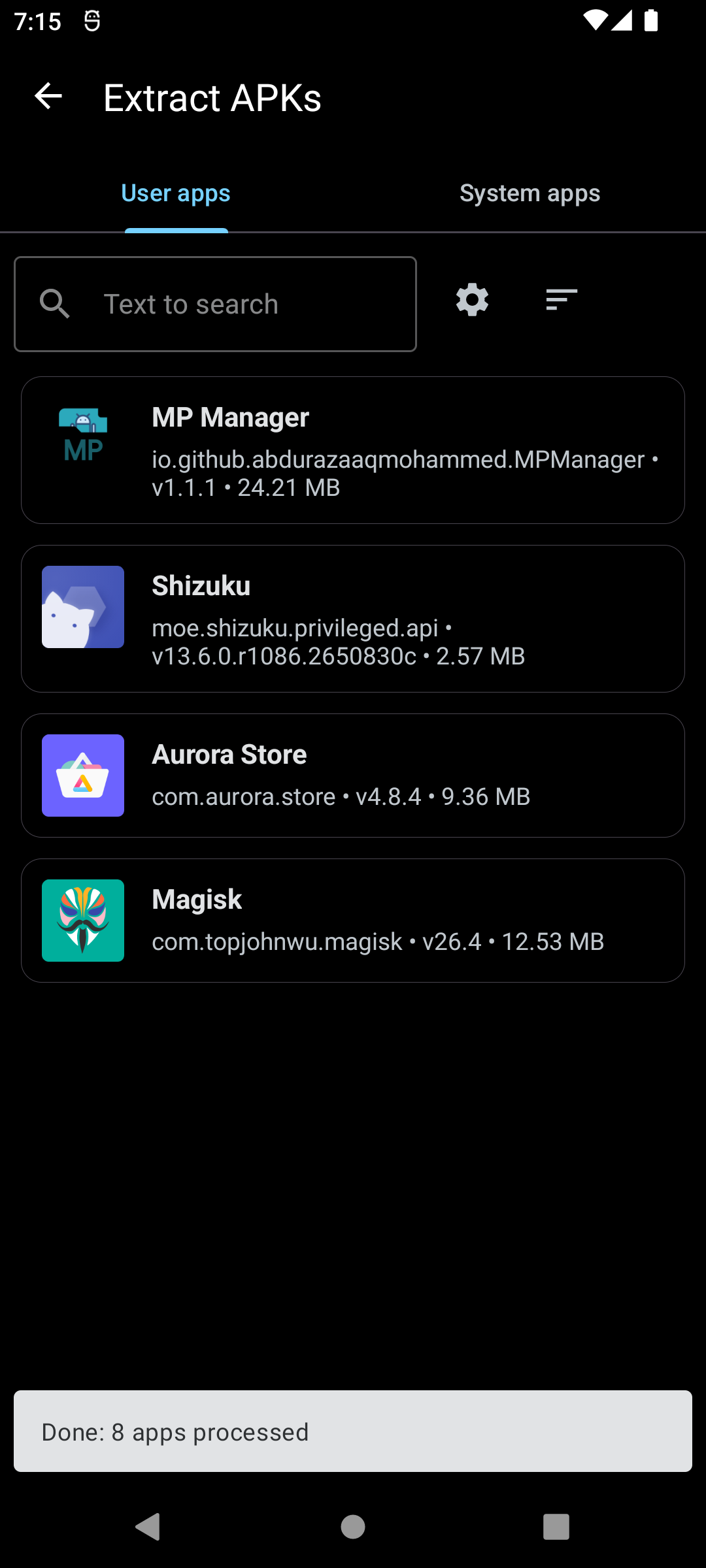 MP-Manager screenshot 2