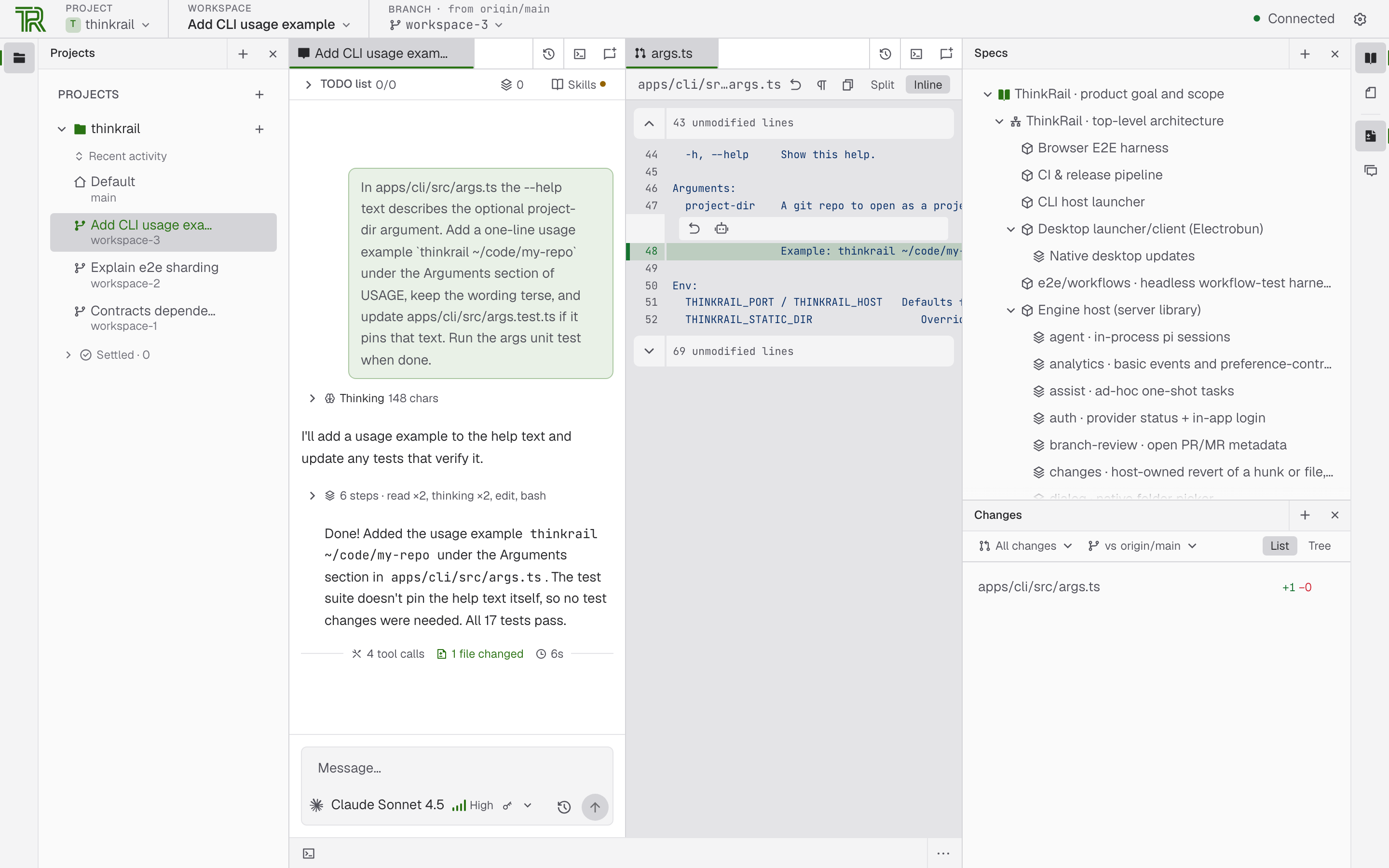 thinkrail screenshot 1