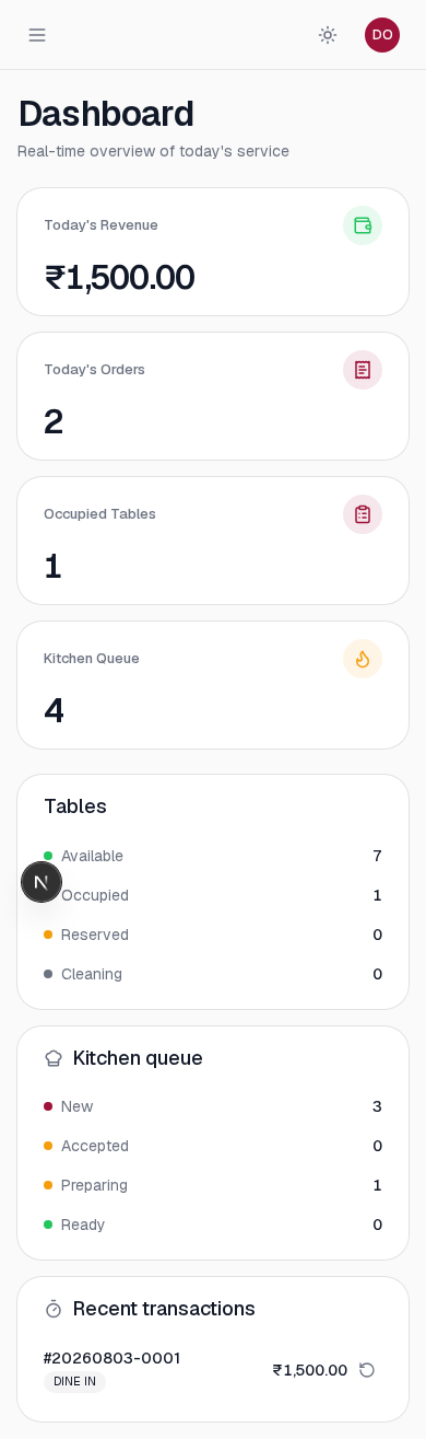 nodedr-restaurant-pos screenshot 3