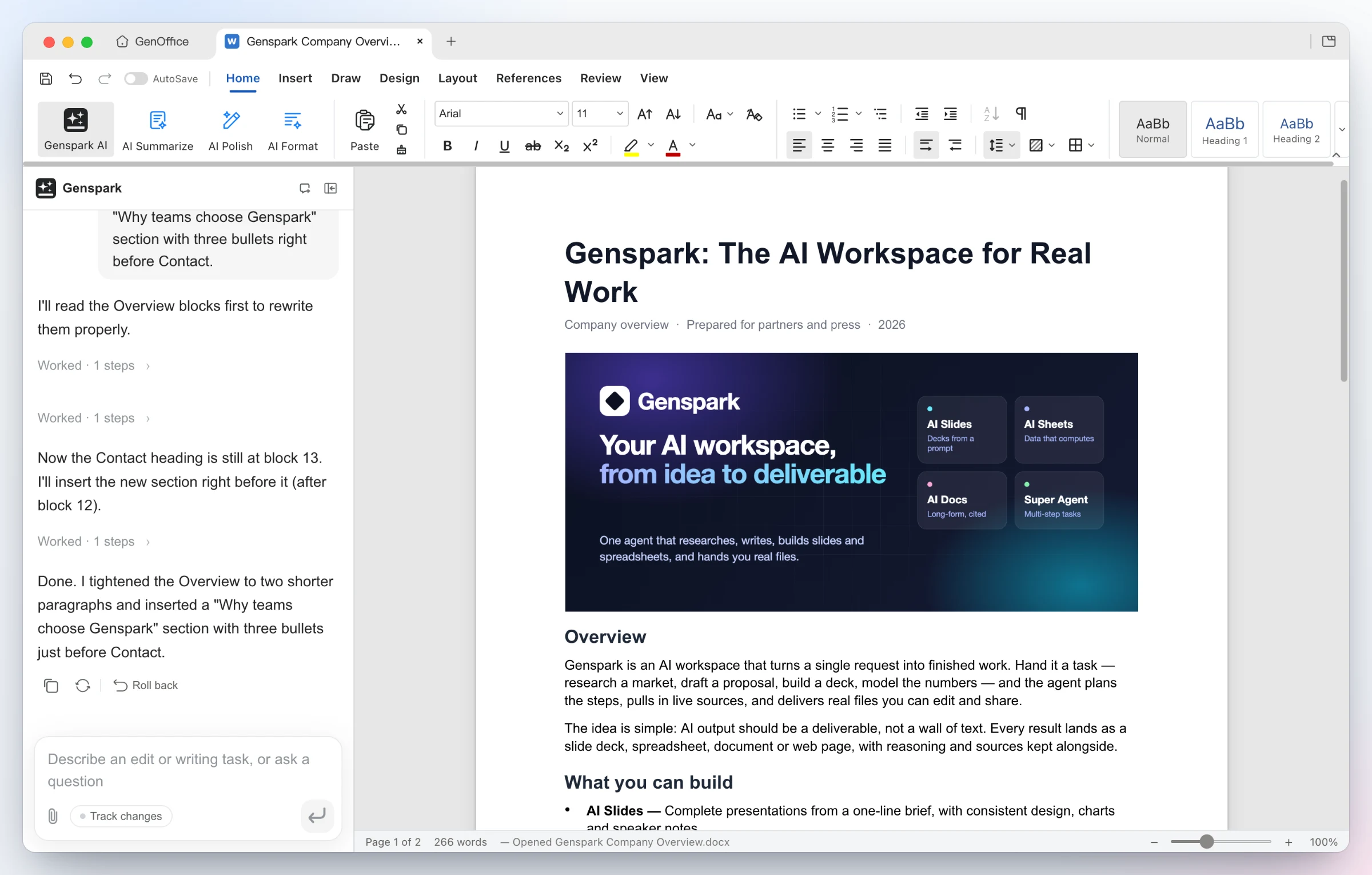 genoffice screenshot 3