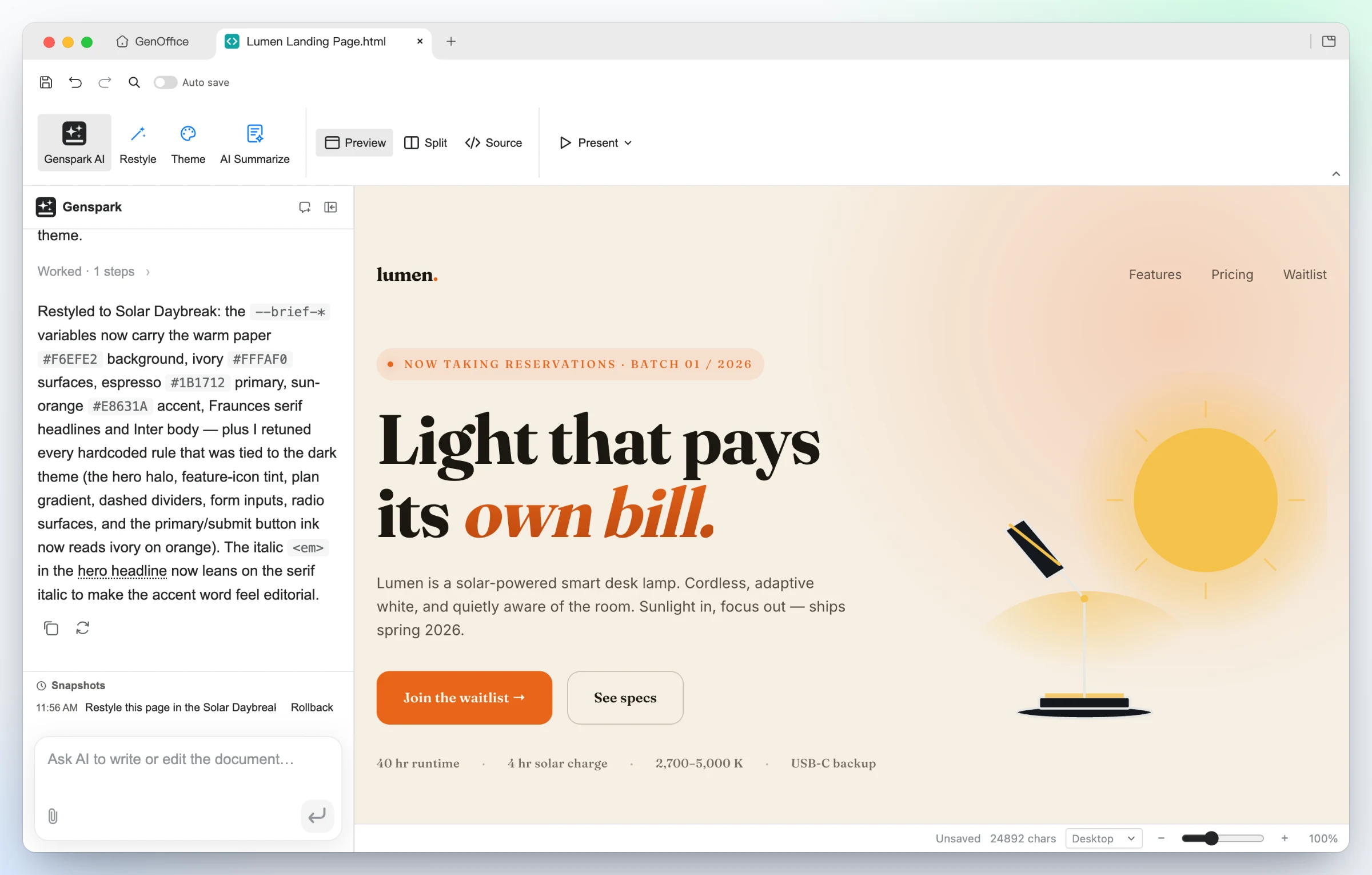 genoffice screenshot 13