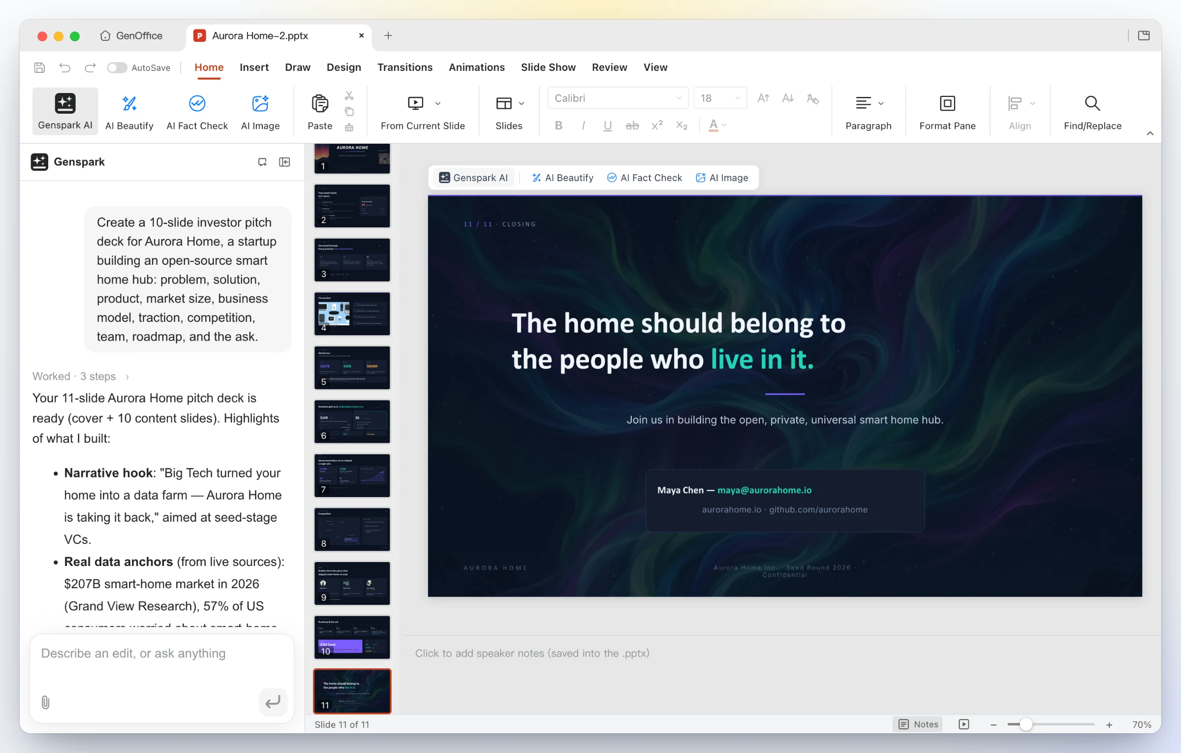 genoffice screenshot 8