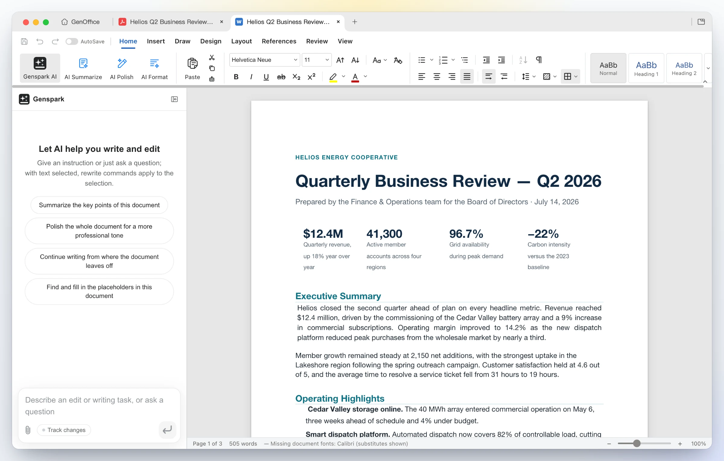 genoffice screenshot 10