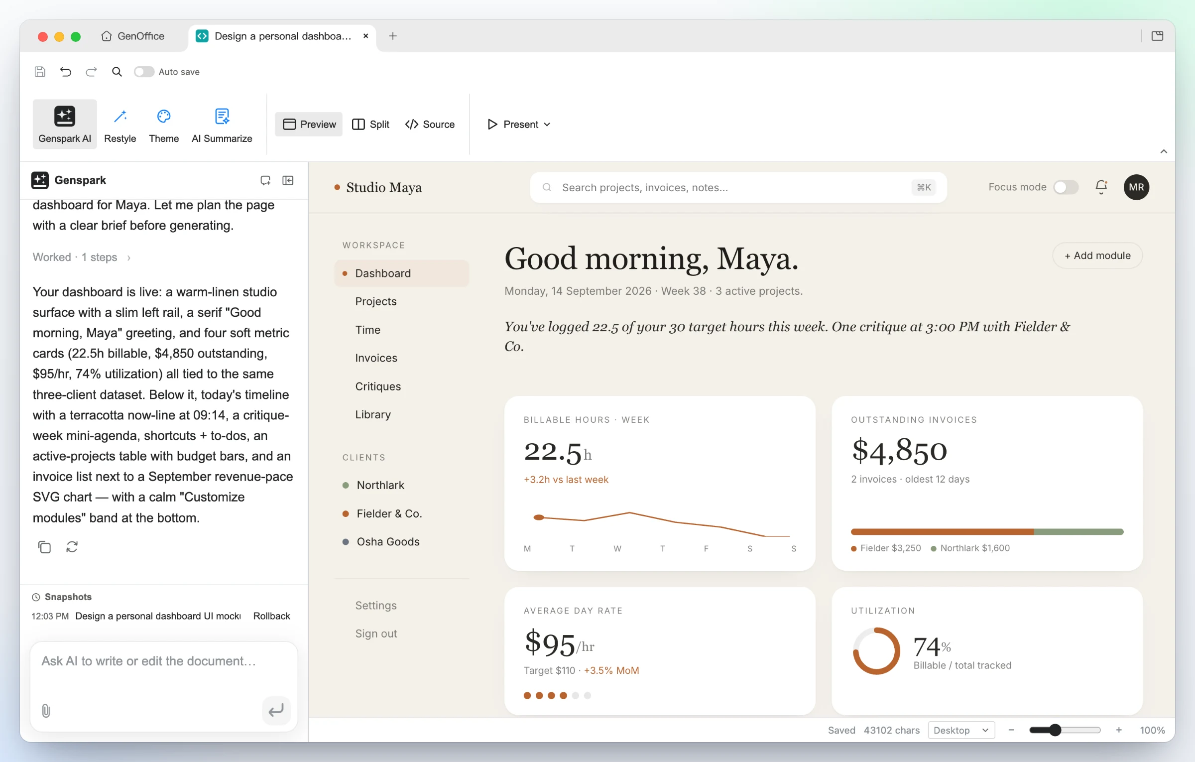 genoffice screenshot 14