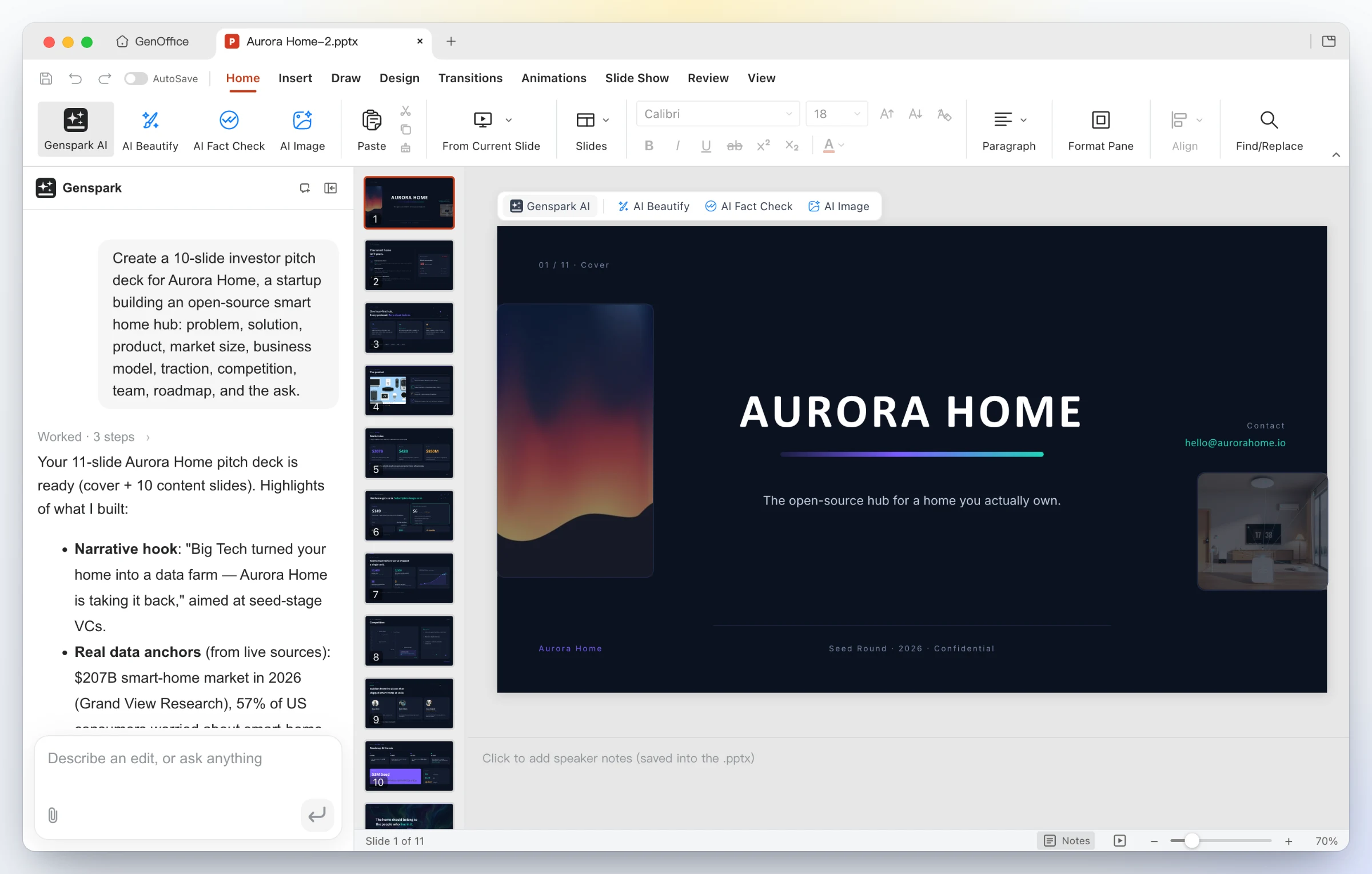 genoffice screenshot 7