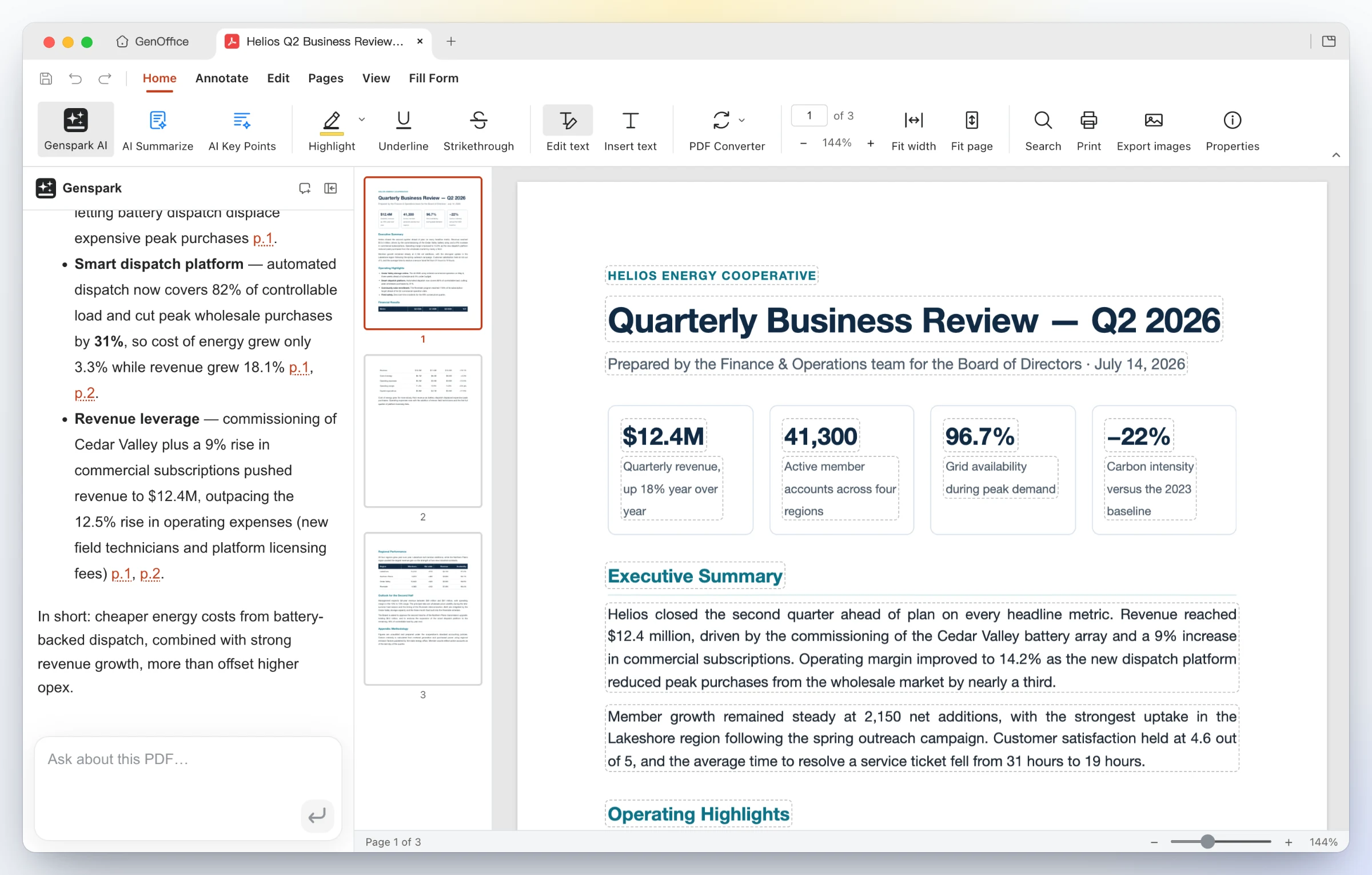 genoffice screenshot 9