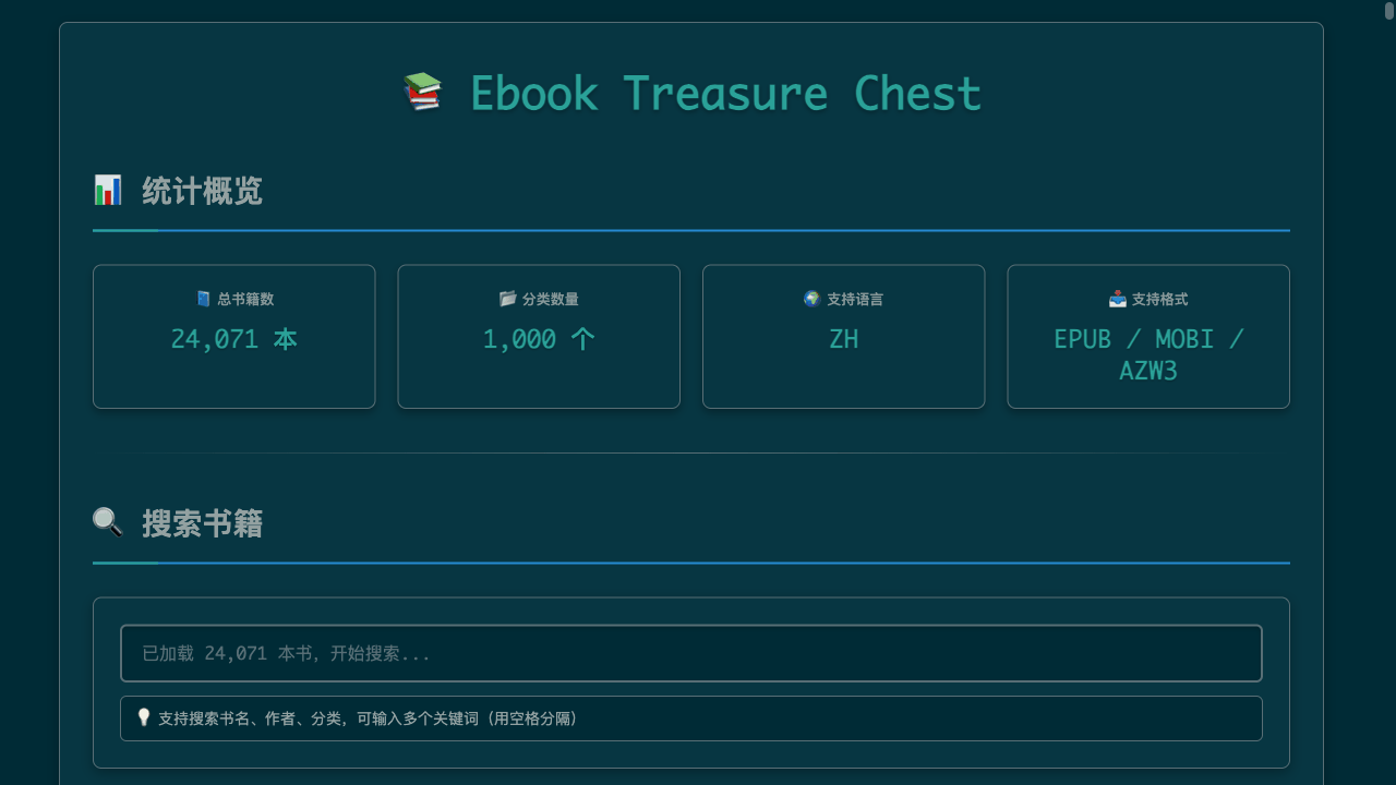 ebook-treasure-chest screenshot 1