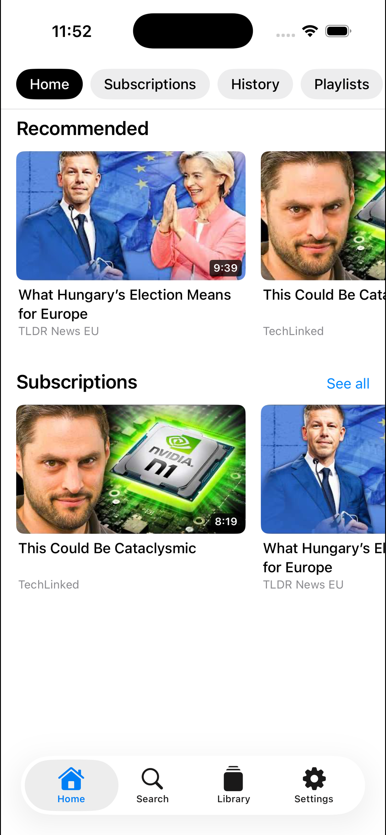 SmartTubeIOS screenshot 1