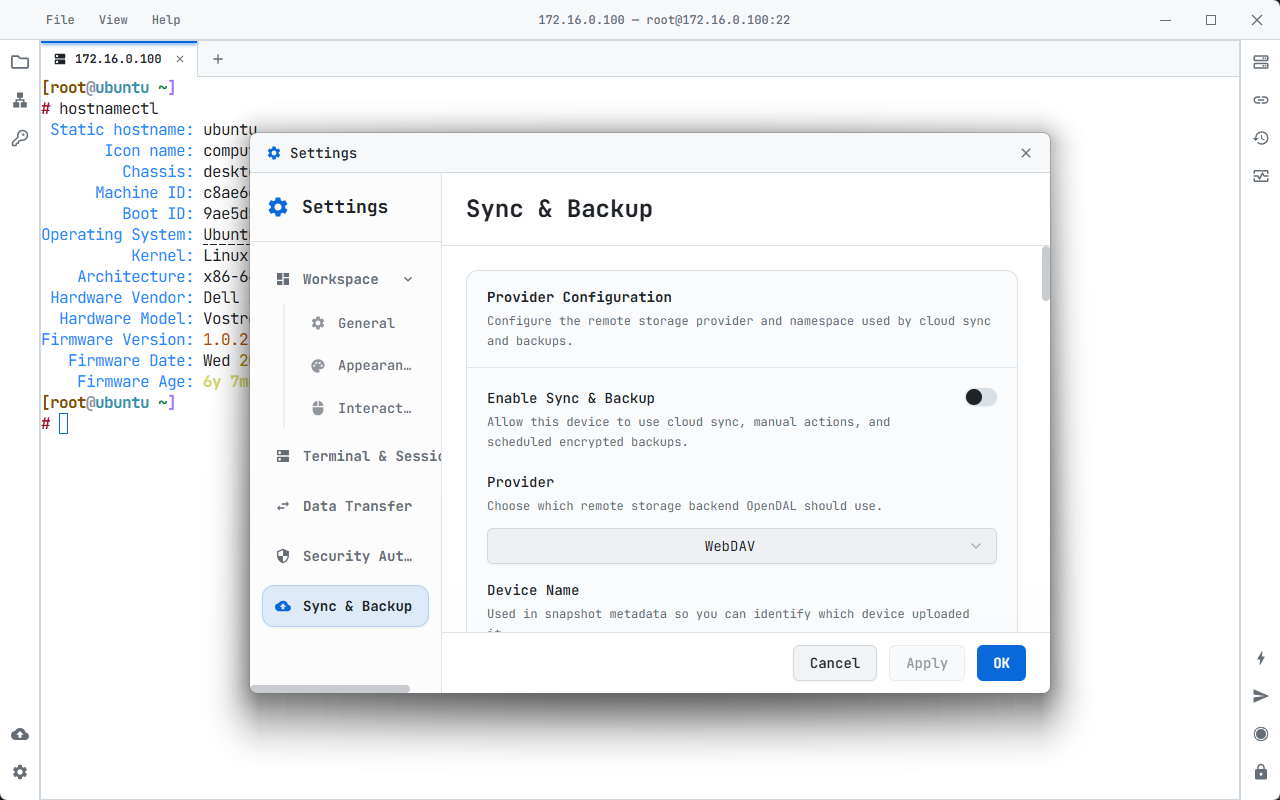 nyaterm screenshot 7
