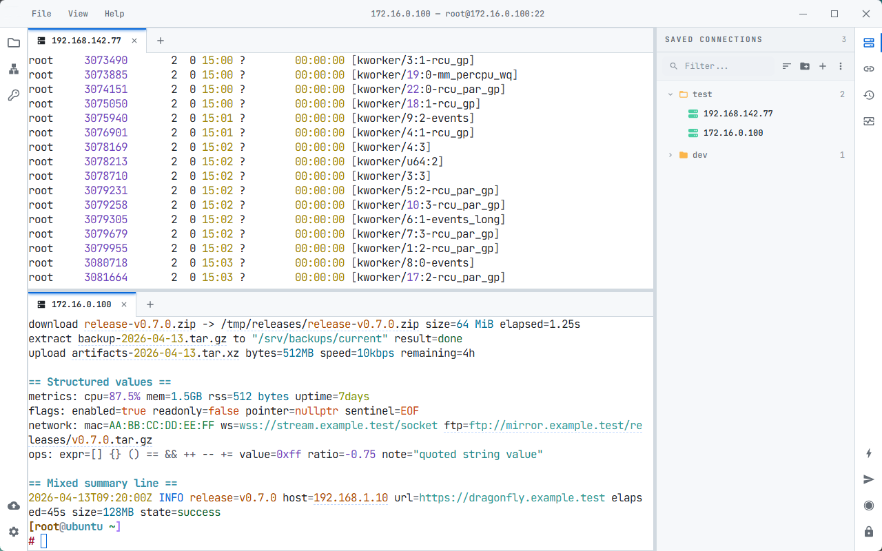 nyaterm screenshot 2