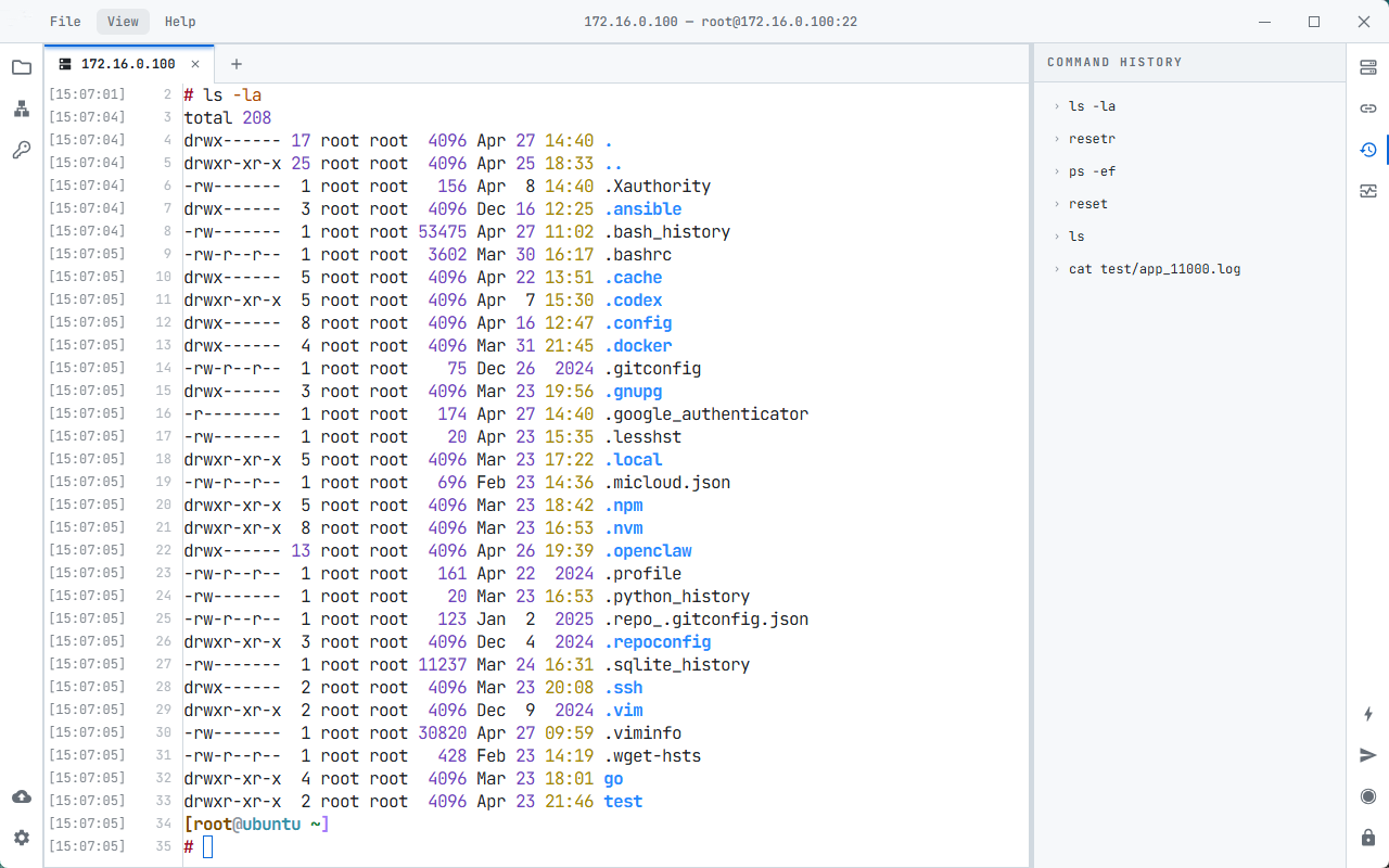 nyaterm screenshot 4