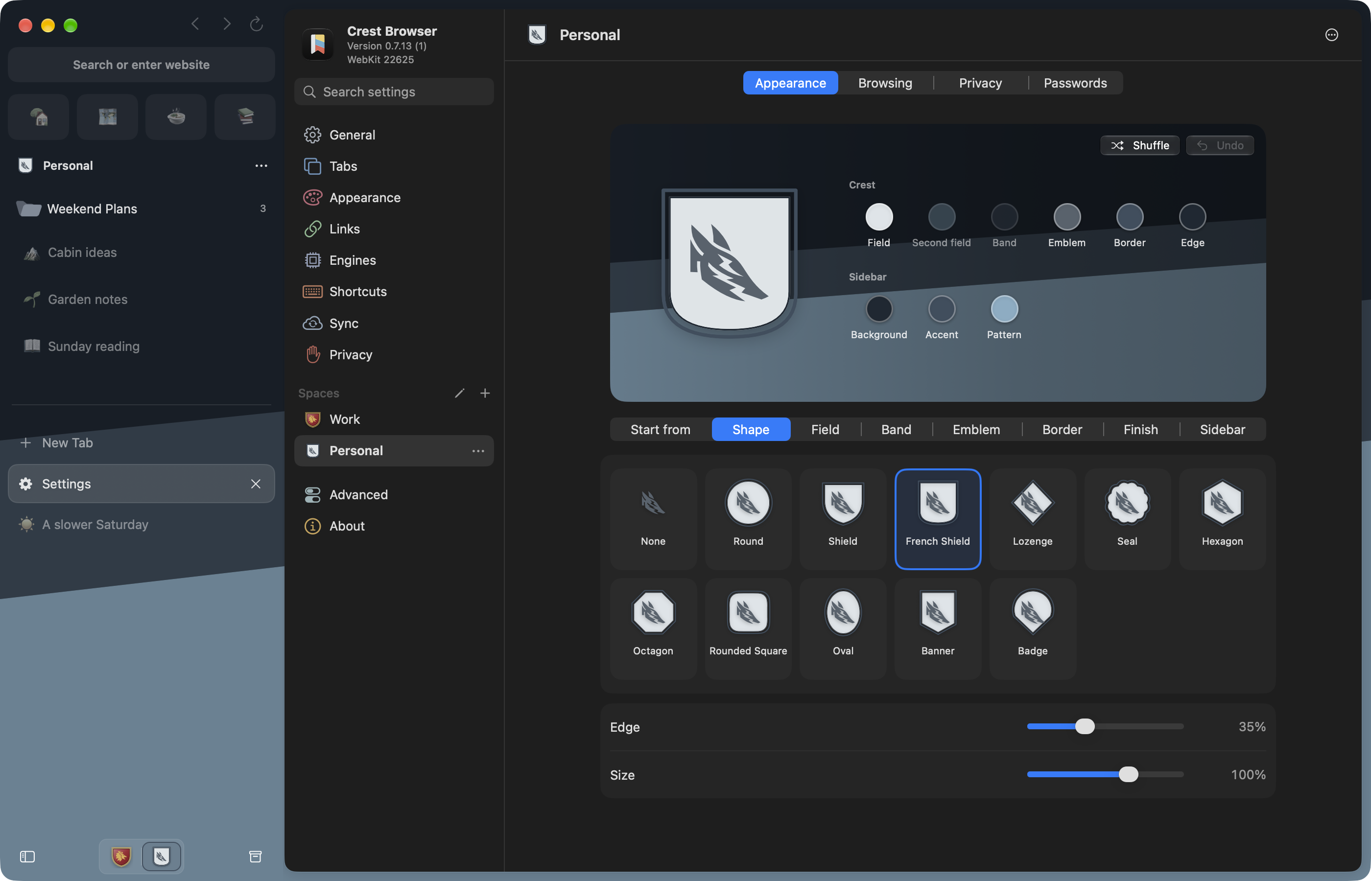 Crest screenshot 2