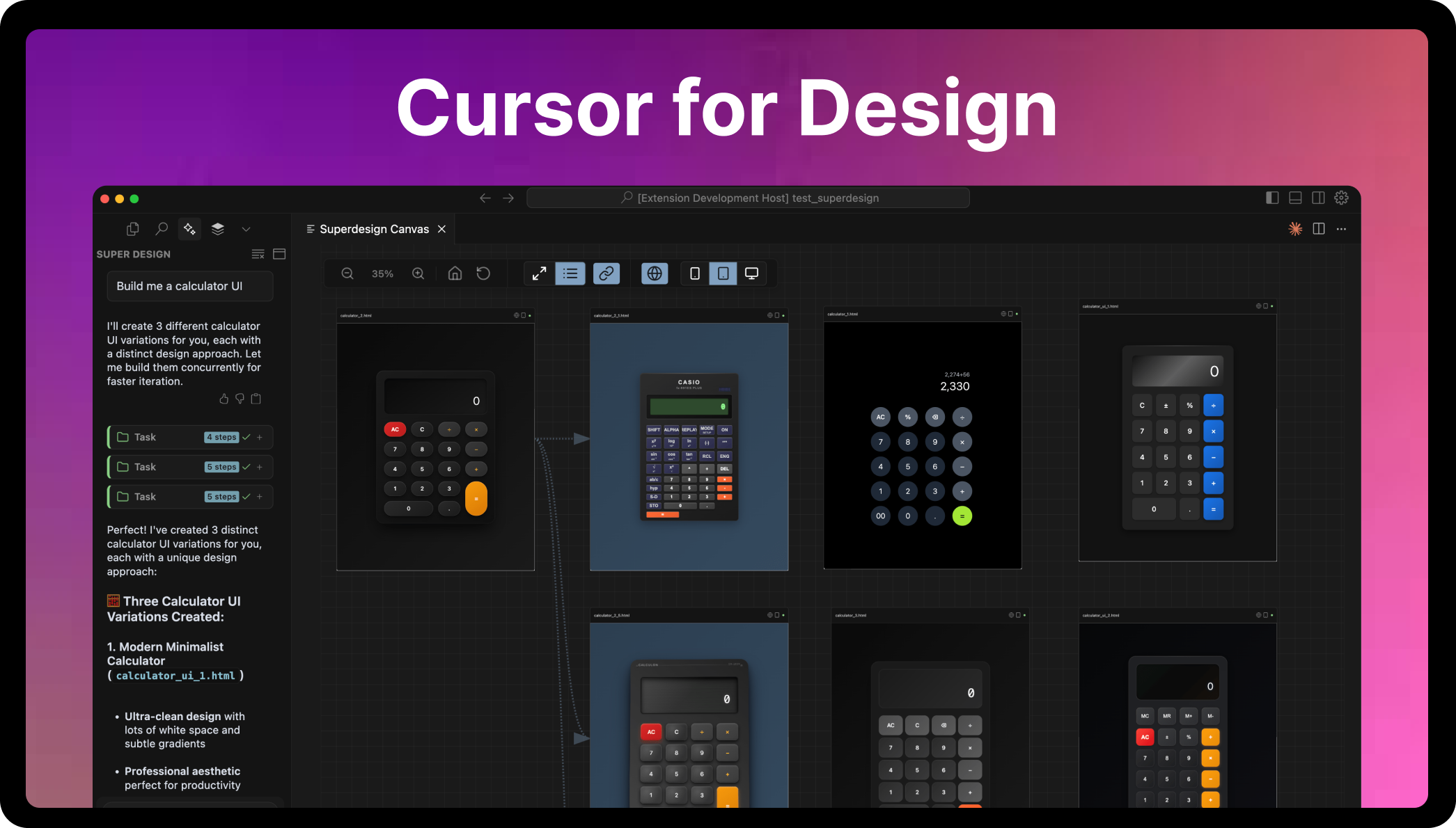 superdesign screenshot 1